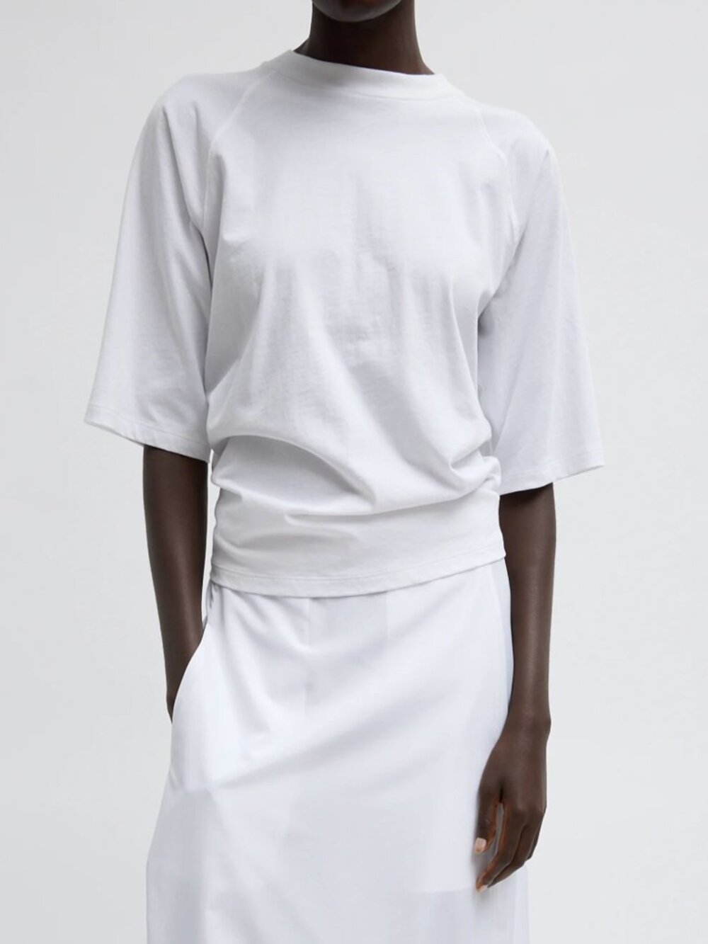 Short Sleeve T-Shirt With Shirred Back Size M